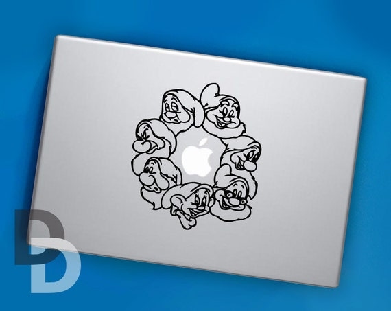 7 Gnomes Macbook Decal for MacBook Pro, MacBook Air and MacBook Retina