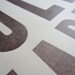 Friday Night Lights inspired letterpress print