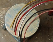 20 Feet: Round Cloth Cord - Choose Any Color - 3-Wire Fabric Covered Pulley Wire, Vintage Style Lamps, Retro Hanging Pendants, Lights, Fans