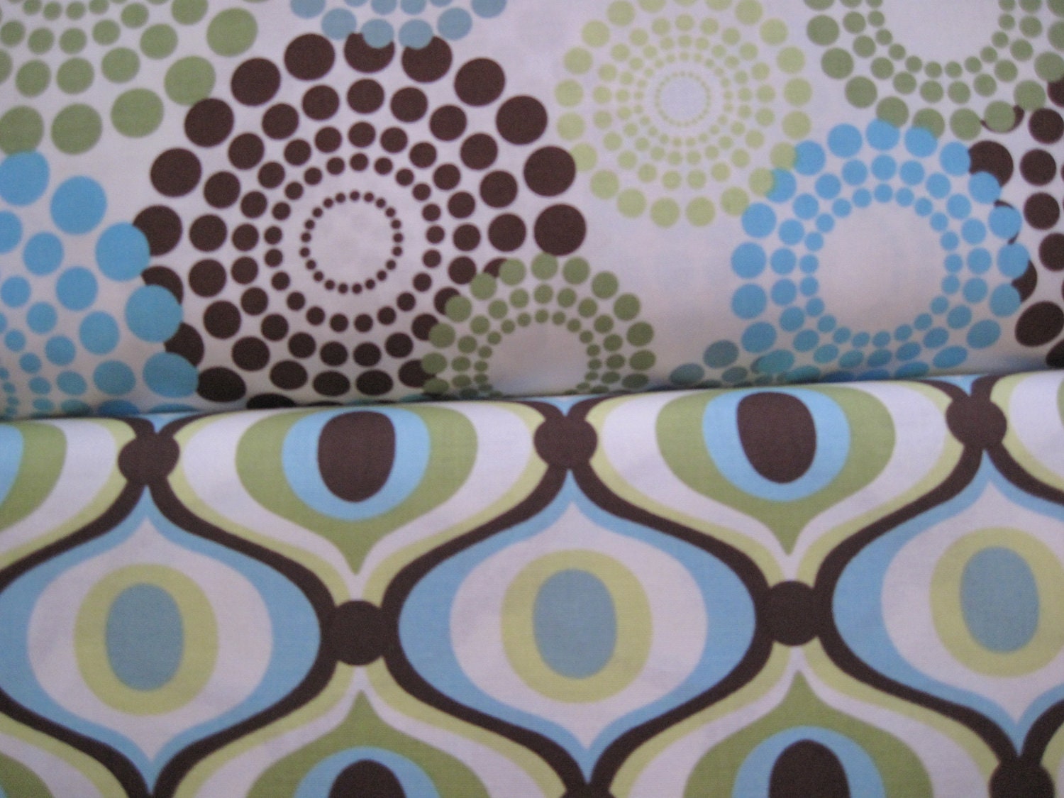 Michael Miller Fabrics Spa Round About and Spa Feeling Groovy-Yard Duo