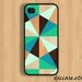 IPHONE 5 CASE - Geomatric Triangle Hexagon - iPhone 4 case,iPhone 4S case,iPhone caseHard Plastic Case Rubber Case