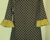 NEW- Pendleton Dress in Metro Tiles Black