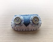Felt owl Brooch - Cute Kawaii brooch - stocking stuffer - Owl brooch - Felt accessories - READY TO SHIP