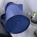 Blue Enamel Coffeepot with Cups - Reserved for Liz