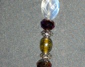 Czech fire Glass Bookmark/Ceiling Fan Pull