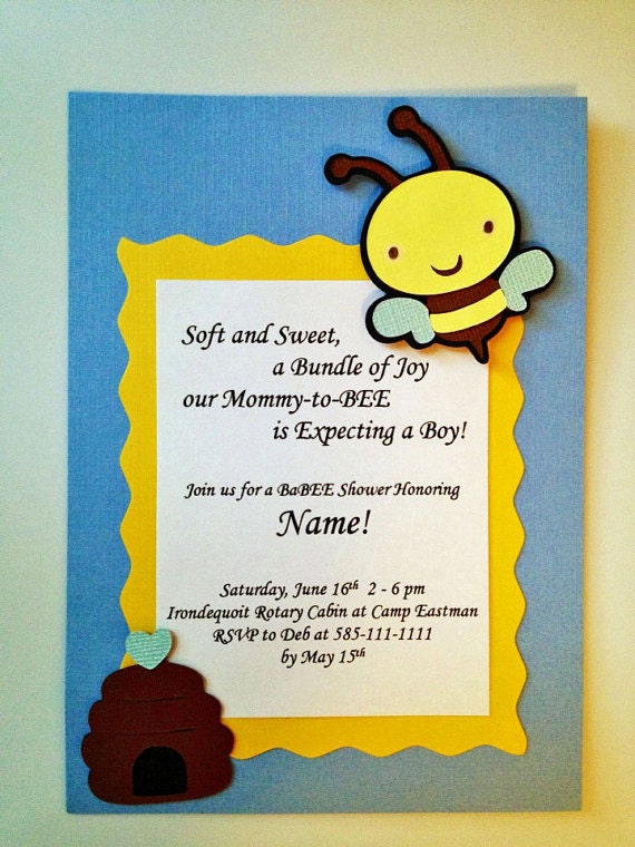 Bee Invitations
