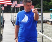 Hell yes it's a sailboat. Men's t-shirt.