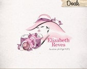 OOAK Premade  Photography Logo - fashion Watercolor Illustration