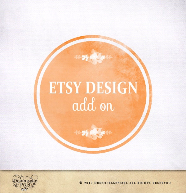 Custom Etsy Shop Design Etsy Banners, Avatar - Made to Match Your Logo - Ooak