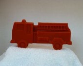 Organic Firetruck Soap - For Firetruck Birthday Party or Gift - Encourage Hand Washing