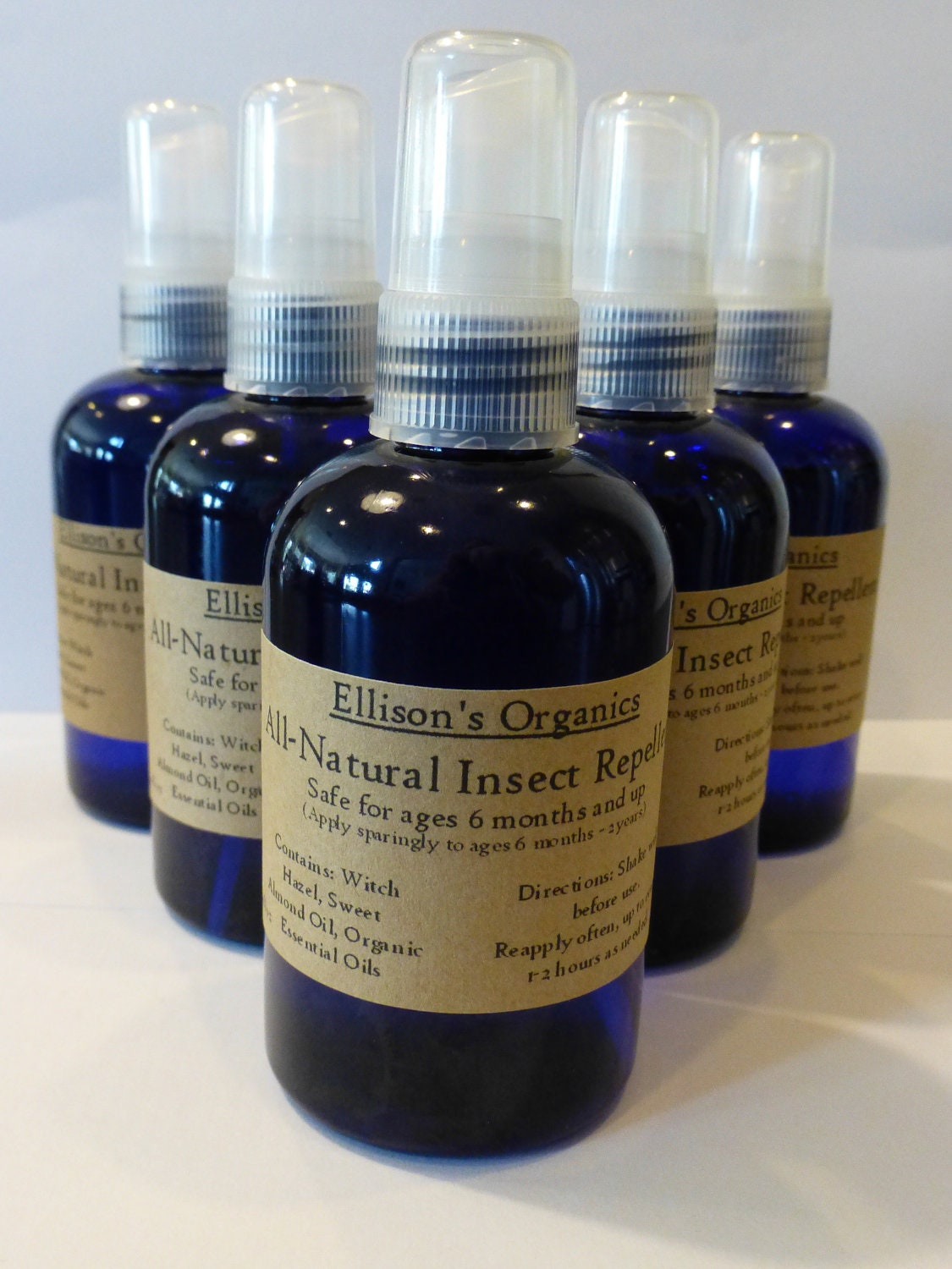 Organic Insect Repellent - Safe for Ages 6 Months and Up - All Natural, Non-Toxic and it Works - Must Have for Spring/Summer