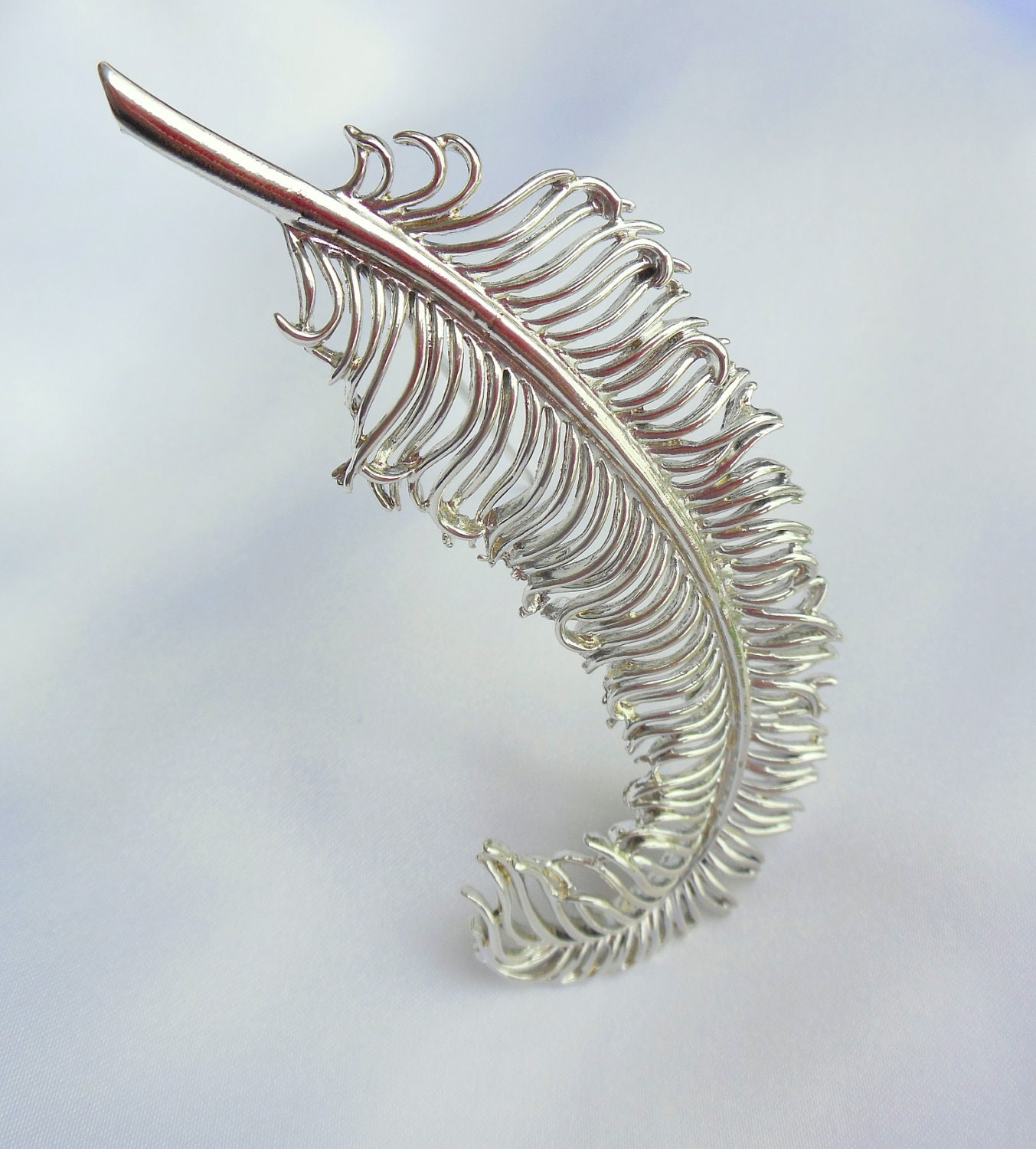 Vintage CORO Feather Brooch
