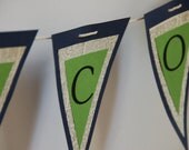 Pennant Flag Banner - Completely Customizable, Perfect for Birthdays, Showers, Parties, Graduation