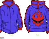 Simon Fleece Cosplay Hoodie - Gurren Lagann