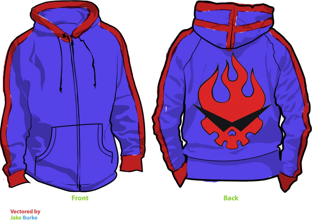 Simon Fleece Cosplay Hoodie - Gurren Lagann