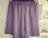 Luxury printed shorts, Ethical fashion.