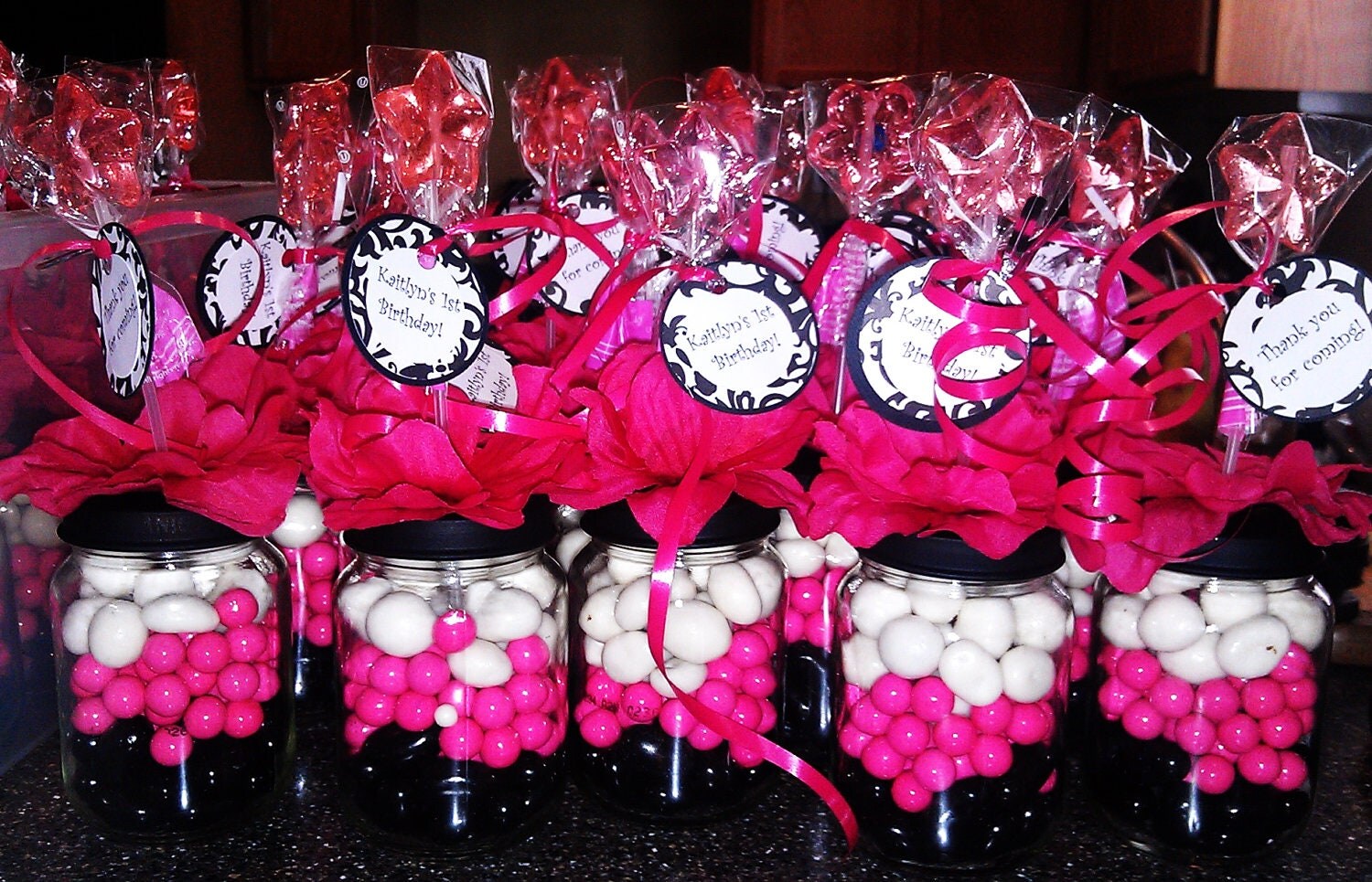 baby jar favors