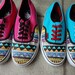 Hand Painted Aztec Vans MADE TO ORDER