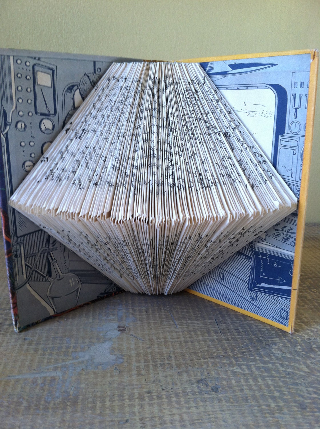 Tom Swift and His Jetmarine Folded Book Art