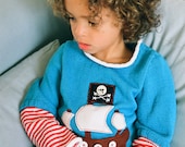 Boy's Striped Pirate Sweater to fit age 4-6