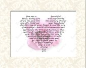 Bridal Gift for Wedding Day Mother or Father to Daughter INSTANT DOWNLOAD