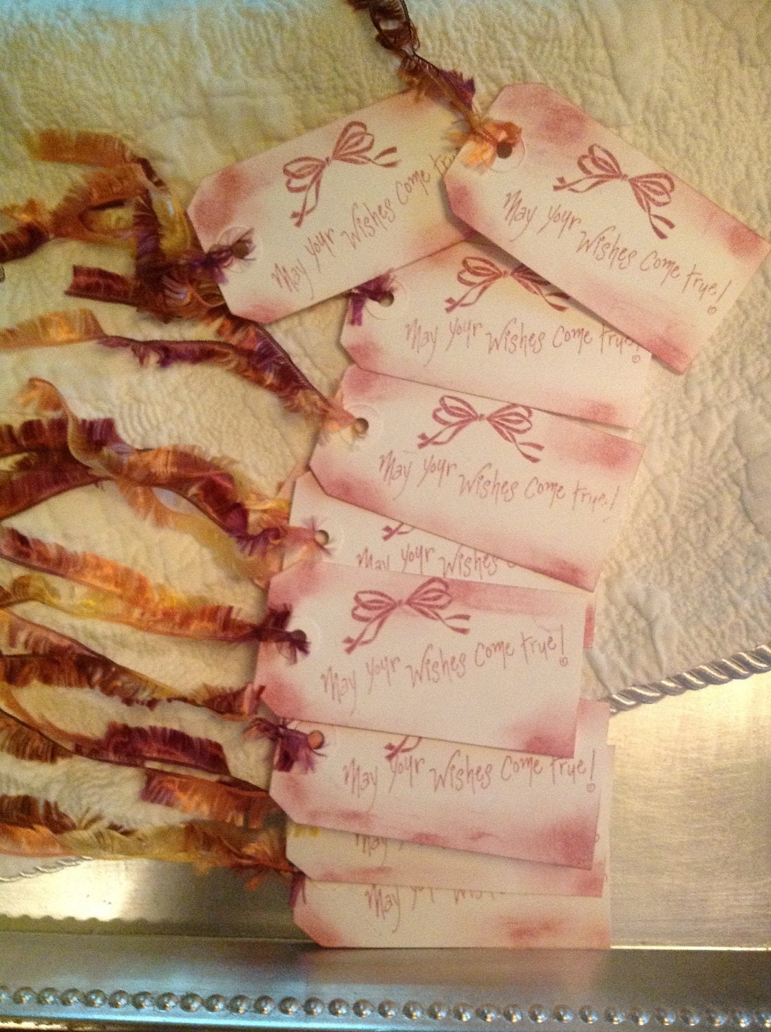 Wedding wish tree tags