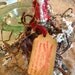 Christmas Handstamped tags , old world feeling.