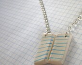 Notebook Ceramic Necklace
