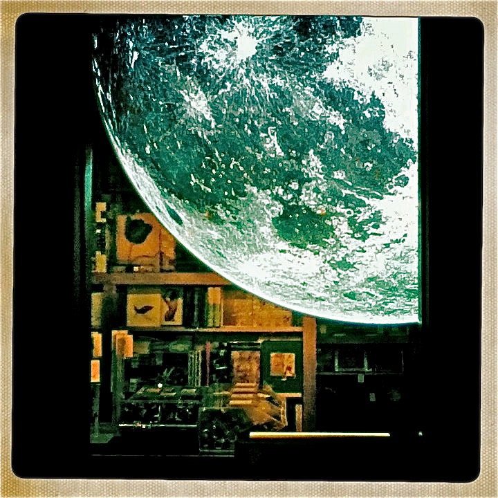 Moon Autumn Used BookStore -- Autumn -- Fine Art Hipstamatic Photograph - Black Friday Etsy Cyber Monday