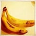 Bananas - 4x4 - Fine Art Hipstamatic Photograph - Warhol - Yellow, Food, Kitchen, Foodie, Erotic, Valentine's Day