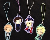 BBC Sherlock - Chibi Phone Charm Set