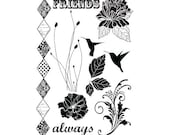 Cling Stamps - Rondelle Collection - Prima - 10 Pieces