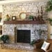 fireplace mantel