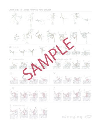 Elephant Baby Booties Crochet PATTERN, SYMBOL DIAGRAM (pdf)