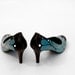 Blue Monarch Butterfly Heels