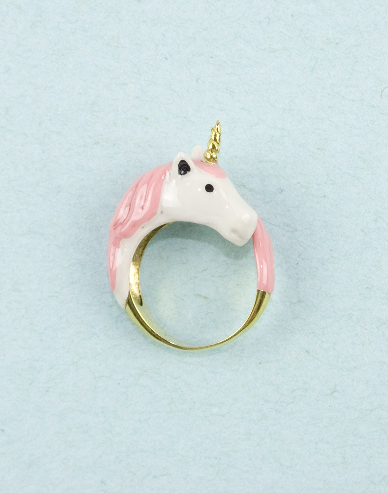 Pink Unicorn Ring