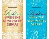 Wedding Sparkler Send Off Printable DIY Tag Downloads