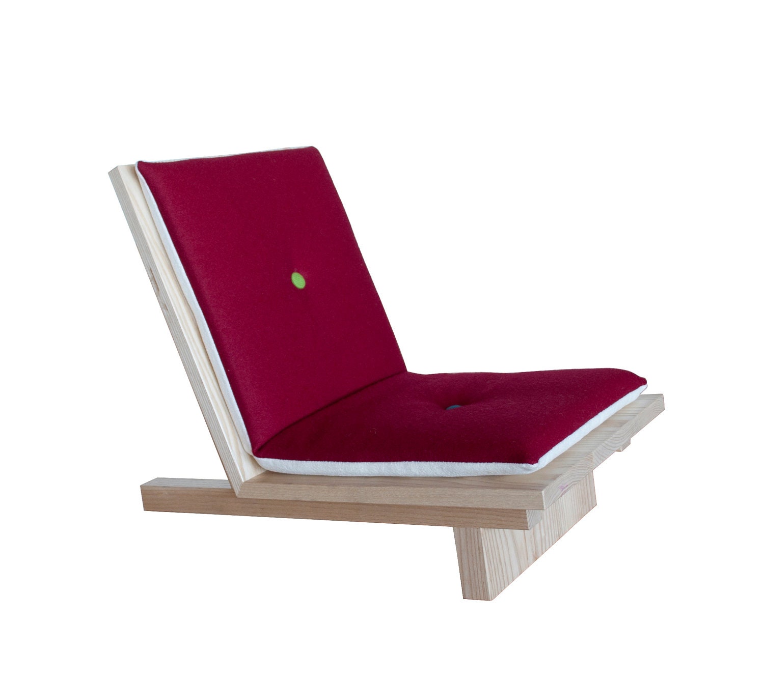 Wee Chair for Children - Ash with Pendleton Red Wool
