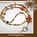 School Nurse Teacher Wood Elementary Beaded ID Badge Lanyard Medical