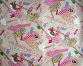 Pretty Washi Tape Cotton Linen Blend Fat Quarter