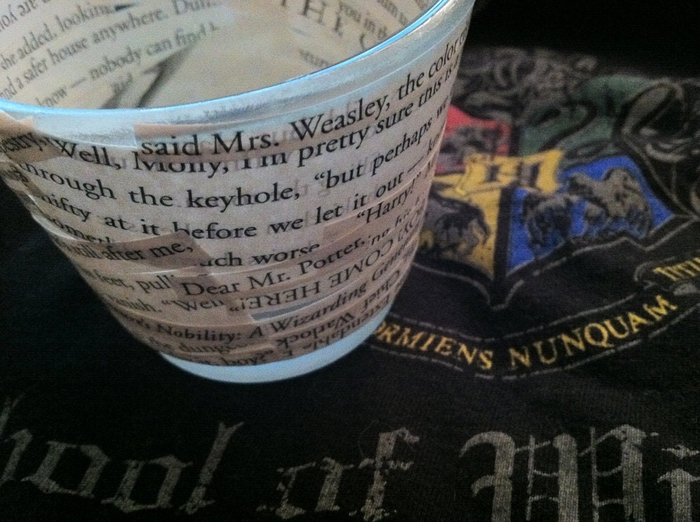 harry potter "dear mr. potter" votive holder