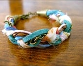 Spring mix braided bracelet