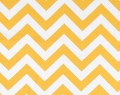 MODERN TABLE RUNNER, Trendy For Weddings,Showers,Home Decor,Holidays,Parties, 11 x 72, Yellow and White Chevron ZigZag Print