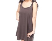 Women Black Dress Mini Tank Top Plain T-Shirt T Shirt Vest Singlet Sleeveless Cotton Shirts Size Medium Large M L
