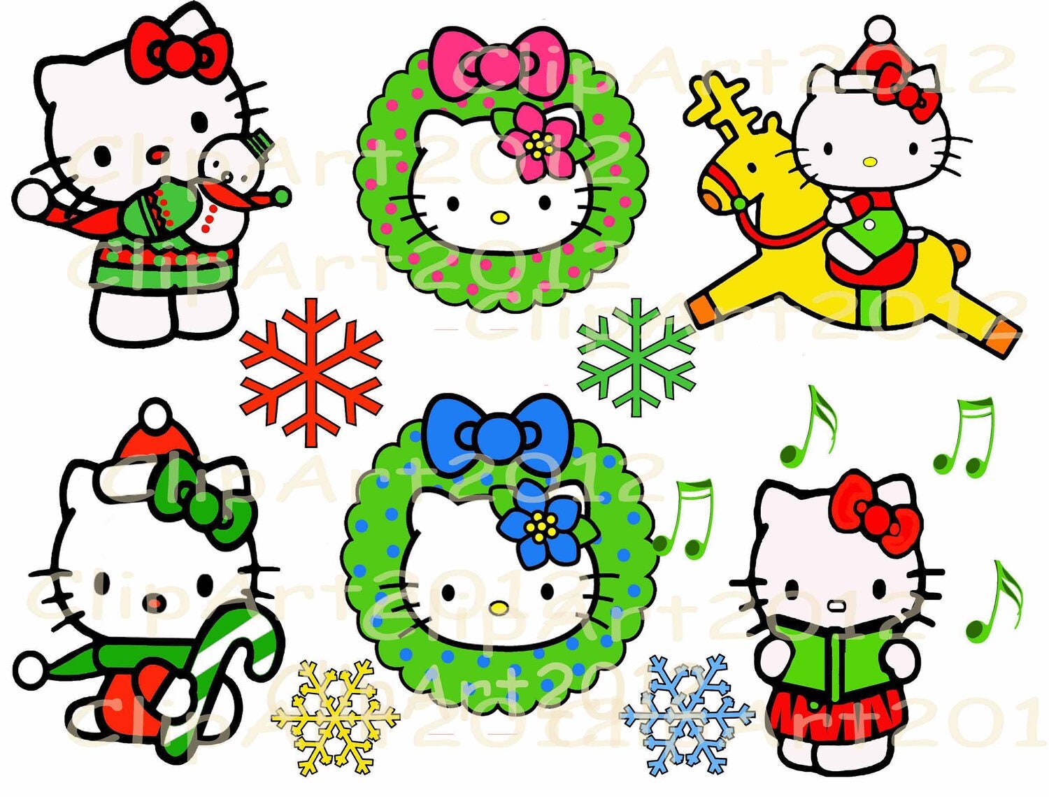 christmas hello kitty