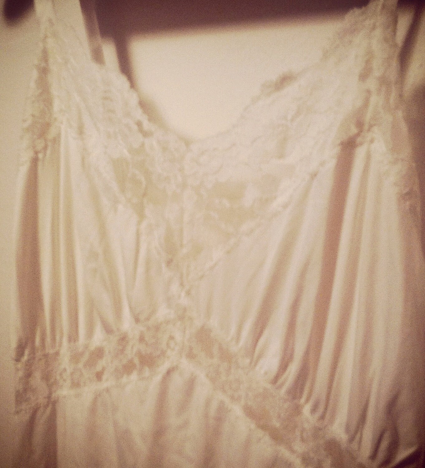 White Silk Slip