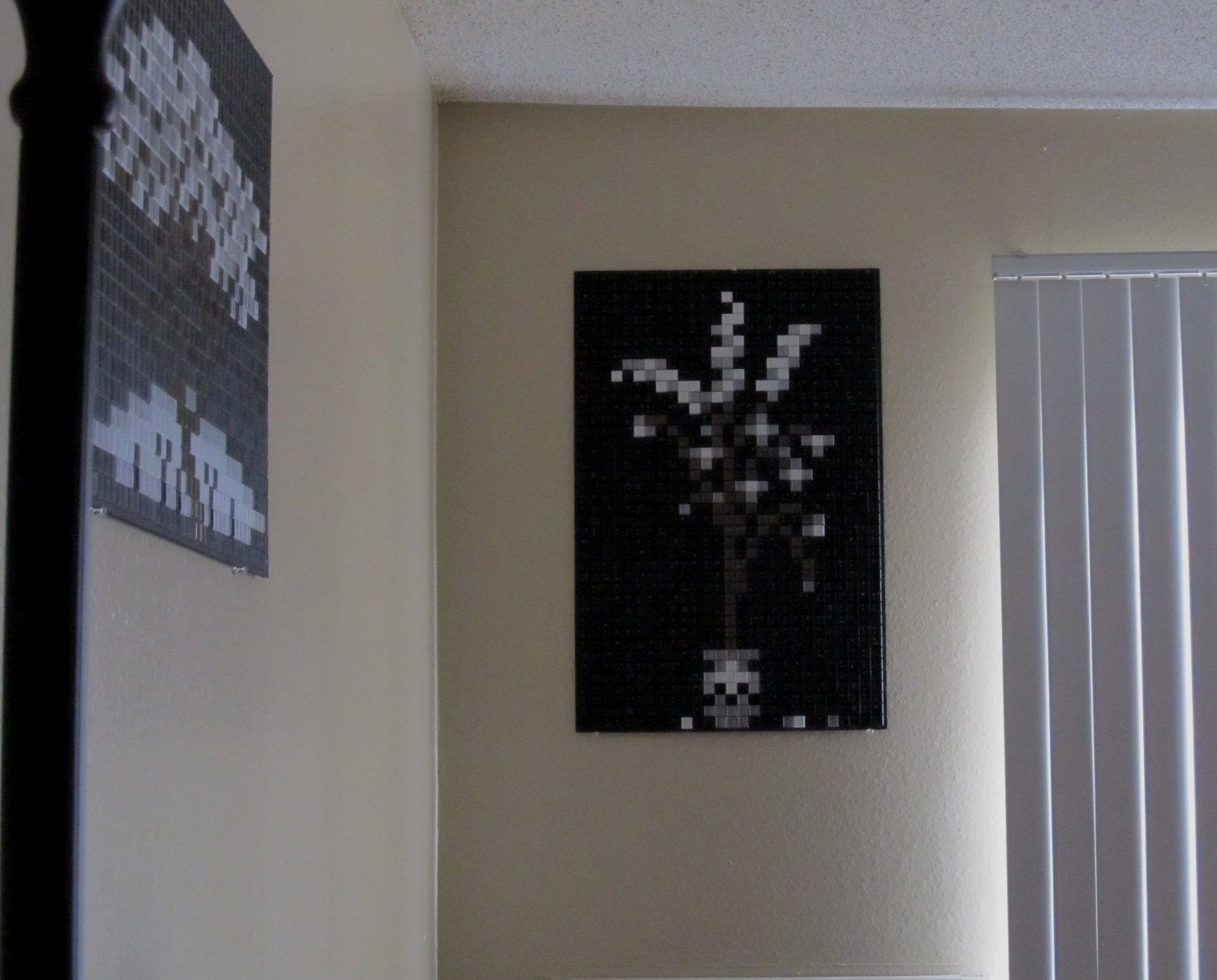Merlin's Crescent, Digital Wall Art Keysketch Made From 1,107 Natural Laptop Keyboard Keys