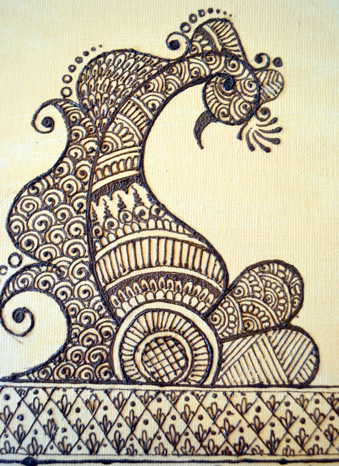 Mehndi On Canvas