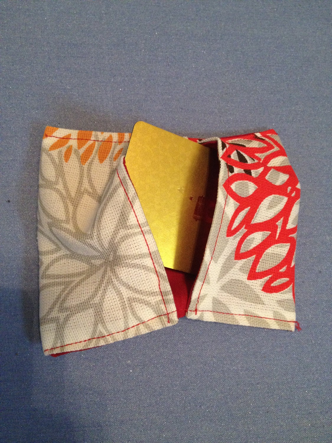 Flowered Folded Wallet
