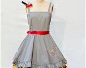 Dumbo Retro Style Dress with embroidery